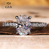 Lab Grwon Diamond Oval Ring