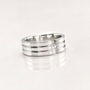 Moissanite Wedding Band