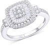 Glacier Glow Halo Ring