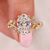 2.00 Ct Oval Cut Lab-Grown Diamond Solitaire Ring | 18K Solid Gold | Igi Certified