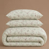Sketchy Flowers Percale Duvet Cover set