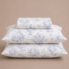 Sky Aura Percale Bed Sheet Set