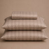 T300 Luxe Taupe Striped Bed Sheet Set