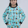 Printed Girls Sweatshirt